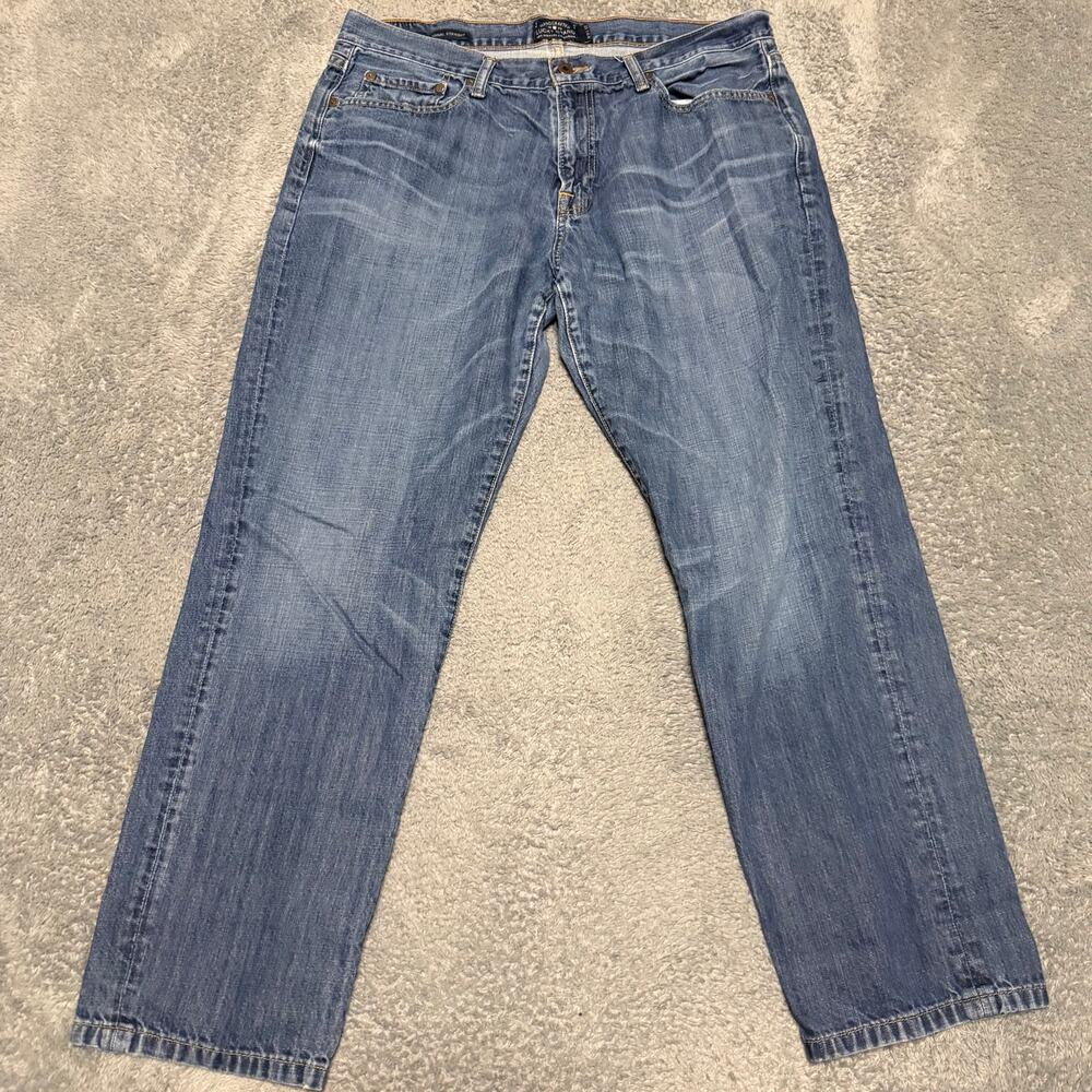 Lucky Brand Jeans Mens 38 x32 221 Original Straight Blue Denim